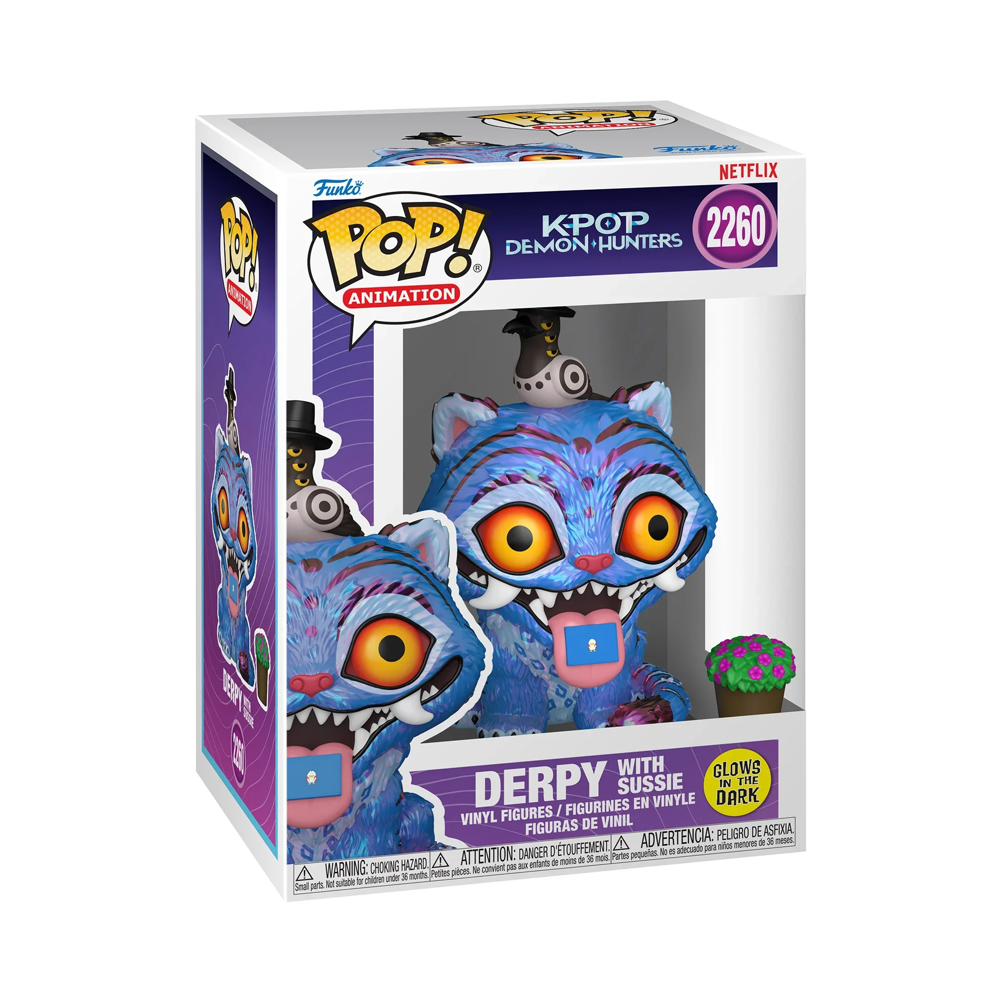 KPop Demon Hunters POP! Animation Vinyl Figure Tiger w/Bird 9 cm